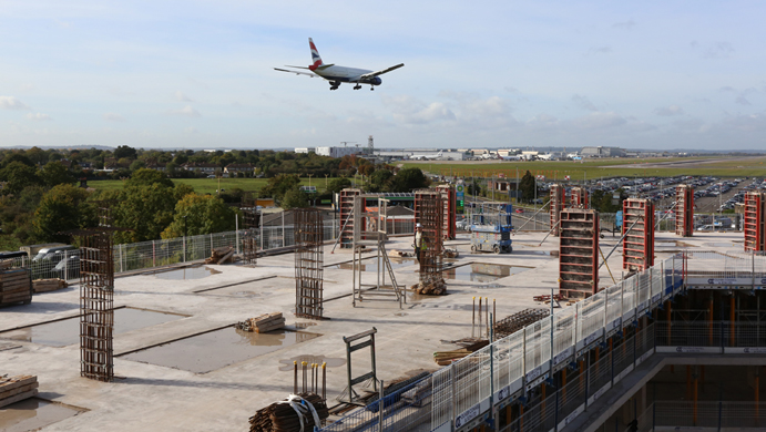 On Site Construction Heathrow Runway